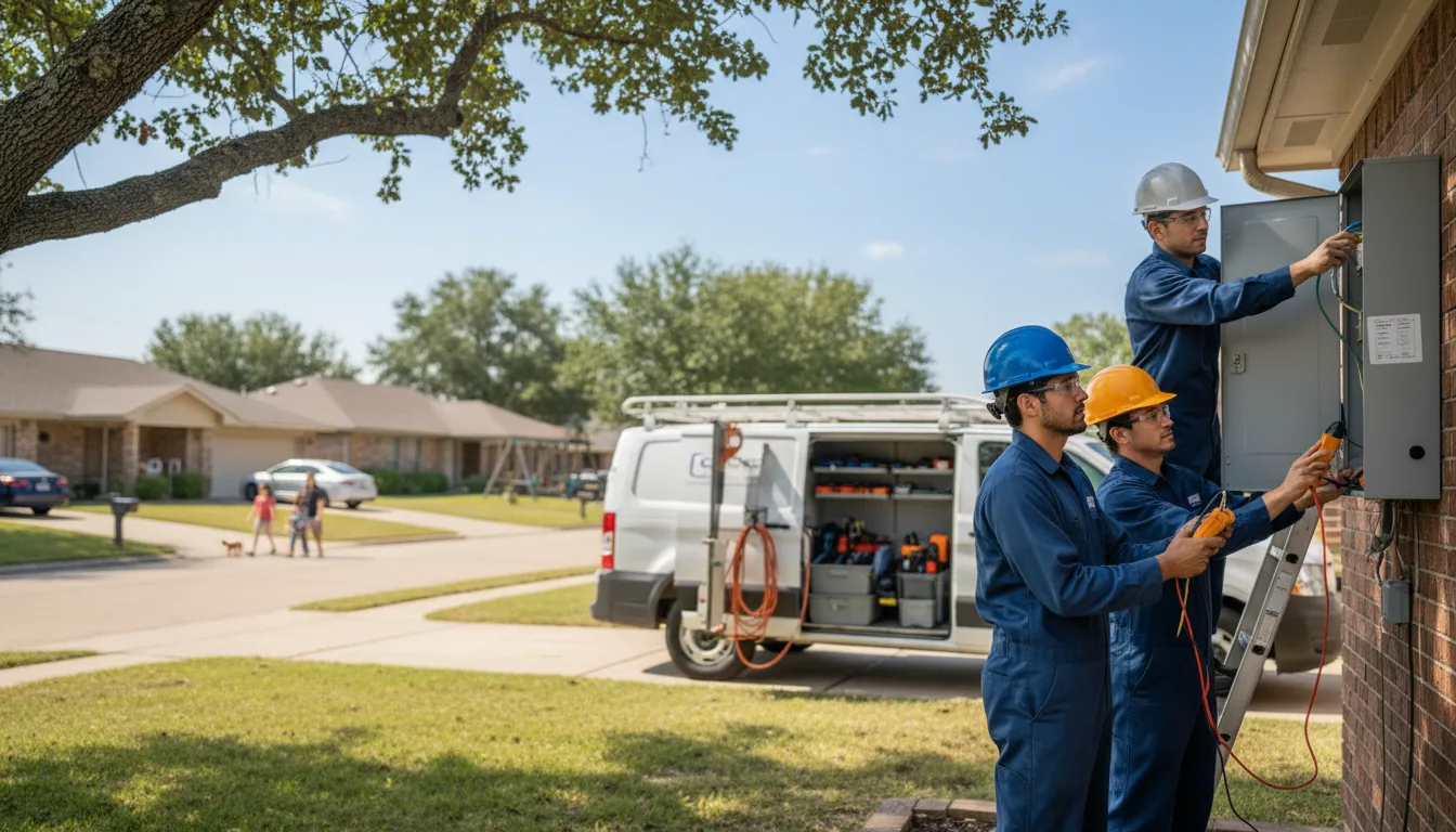 Certified electrician providing emergency electrical services in Paron, AR